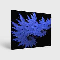 Холст прямоугольный Абстрактный морозный узор Abstract frost pattern, цвет: 3D-принт