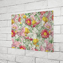 Холст прямоугольный Цветы Майские Герберы, цвет: 3D-принт — фото 2