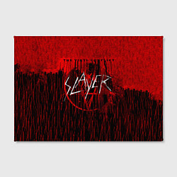 Холст прямоугольный The Vinyl Conflict - Slayer, цвет: 3D-принт — фото 2