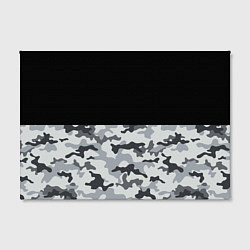 Холст прямоугольный Полукамуфляж Тёмно-Серый, цвет: 3D-принт — фото 2