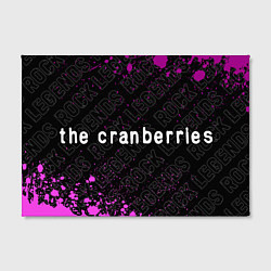 Холст прямоугольный The Cranberries Rock Legends, цвет: 3D-принт — фото 2