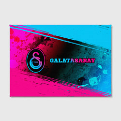 Холст прямоугольный Galatasaray Neon Gradient, цвет: 3D-принт — фото 2