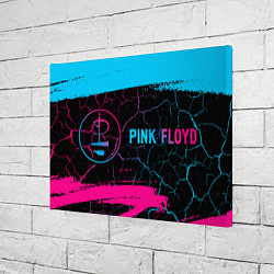 Холст прямоугольный Pink Floyd - Neon Gradient, цвет: 3D-принт — фото 2
