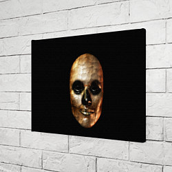 Холст прямоугольный Золотая маска Хэллоуин, цвет: 3D-принт — фото 2
