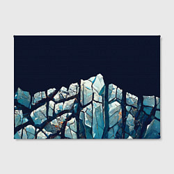 Холст прямоугольный Cracked ice, цвет: 3D-принт — фото 2