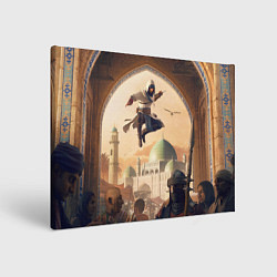 Холст прямоугольный Assassins Creed Mirage, цвет: 3D-принт