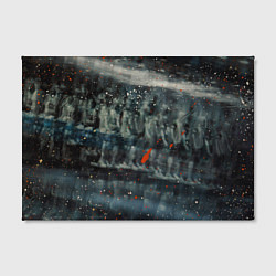 Холст прямоугольный Абстрактные тени и капли красок, цвет: 3D-принт — фото 2