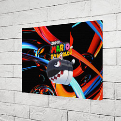 Холст прямоугольный Cat Bullet Bill - Super mario 3D World - Nintendo, цвет: 3D-принт — фото 2