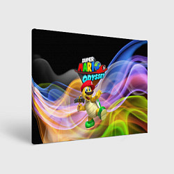 Холст прямоугольный Super Mario Odyssey - Hero turtle Koopa Troopa, цвет: 3D-принт