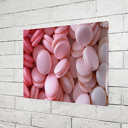 Холст прямоугольный Красные и розовые кексы, цвет: 3D-принт — фото 2