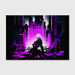 Холст прямоугольный Люси из аниме Cyberpunk Edgerunners, цвет: 3D-принт — фото 2