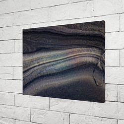 Холст прямоугольный Волны блестящего тёмного песка, цвет: 3D-принт — фото 2