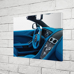 Холст прямоугольный Aston Martin Vanquish Volante - salon - cabriolet, цвет: 3D-принт — фото 2