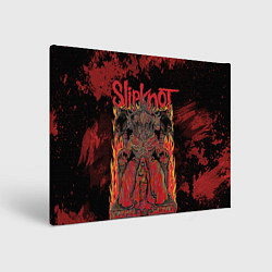 Холст прямоугольный Slipknot black and red, цвет: 3D-принт