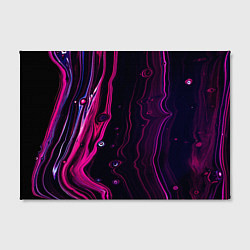 Холст прямоугольный Фиолетовые линии песка во тьме, цвет: 3D-принт — фото 2