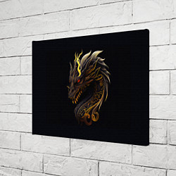 Холст прямоугольный Китайский дракон - ирезуми, цвет: 3D-принт — фото 2