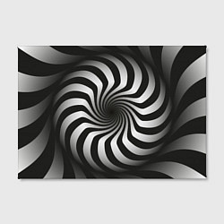 Холст прямоугольный Объёмная спираль - оптическая иллюзия, цвет: 3D-принт — фото 2