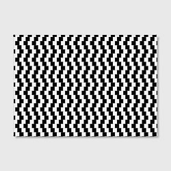Холст прямоугольный Оптическая иллюзия ровности полос, цвет: 3D-принт — фото 2