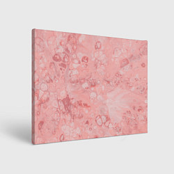Холст прямоугольный Розовые волны, цвет: 3D-принт