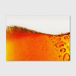 Холст прямоугольный Тёмное пиво, цвет: 3D-принт — фото 2