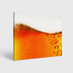 Холст прямоугольный Тёмное пиво, цвет: 3D-принт