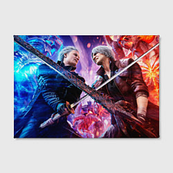 Холст прямоугольный Vergil vs Dante, цвет: 3D-принт — фото 2