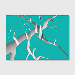 Холст прямоугольный Трещина в пропасть, цвет: 3D-принт — фото 2