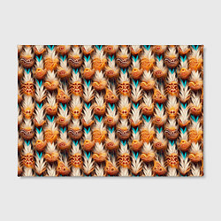 Холст прямоугольный Боевое одеяние шамана, цвет: 3D-принт — фото 2