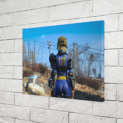 Холст прямоугольный Vault 111 suit at Fallout 4 Nexus, цвет: 3D-принт — фото 2
