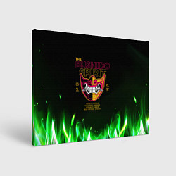 Холст прямоугольный Bushido Spirit and fire, цвет: 3D-принт
