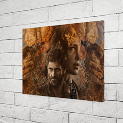 Холст прямоугольный Джоэл и Элли - The Last of Us, цвет: 3D-принт — фото 2
