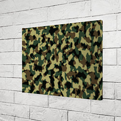 Холст прямоугольный Военный камуфляж, цвет: 3D-принт — фото 2