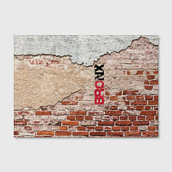 Холст прямоугольный Старая кирпичная стена - Бронкс, цвет: 3D-принт — фото 2