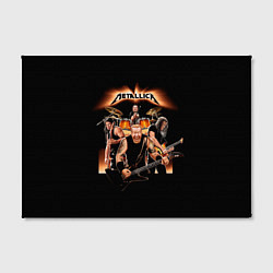 Холст прямоугольный Metallica - метал-группа, цвет: 3D-принт — фото 2