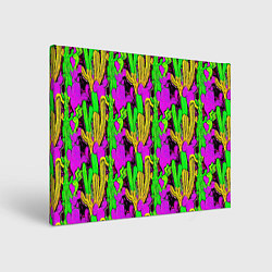 Холст прямоугольный Абстрактные кактусы, цвет: 3D-принт