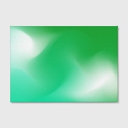 Холст прямоугольный Градиент зеленый, цвет: 3D-принт — фото 2
