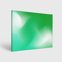 Холст прямоугольный Градиент зеленый, цвет: 3D-принт