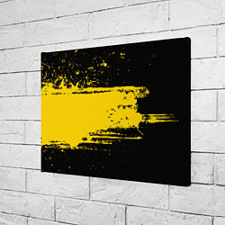 Холст прямоугольный Желтое граффити, цвет: 3D-принт — фото 2
