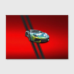 Холст прямоугольный Итальянский суперкар Lamborghini Reventon, цвет: 3D-принт — фото 2