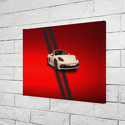 Холст прямоугольный Немецкий спортивный автомобиль Porsche, цвет: 3D-принт — фото 2