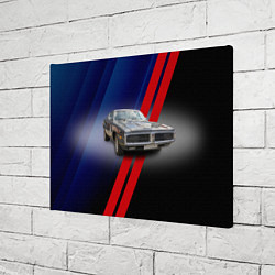 Холст прямоугольный Американский маслкар Dodge Charger, цвет: 3D-принт — фото 2