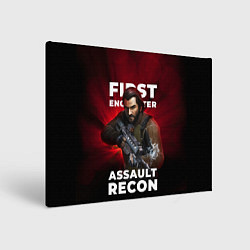 Холст прямоугольный First encounter assault recorn, цвет: 3D-принт