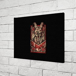 Холст прямоугольный Slipknot - Бафомет, цвет: 3D-принт — фото 2