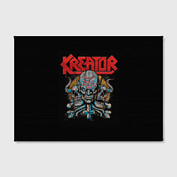 Холст прямоугольный Kreator - трэш-метал, цвет: 3D-принт — фото 2