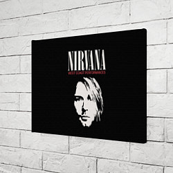 Холст прямоугольный Nirvana - Kurt Cobain, цвет: 3D-принт — фото 2