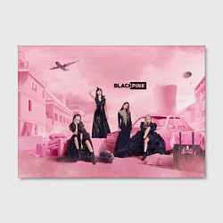 Холст прямоугольный Blackpink poster, цвет: 3D-принт — фото 2