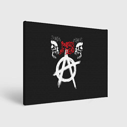 Холст прямоугольный Punks not dead - анархия, цвет: 3D-принт