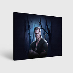 Холст прямоугольный Ведьмак - Генри Кавилл, цвет: 3D-принт