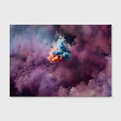 Холст прямоугольный Разноцветный клуб дыма, цвет: 3D-принт — фото 2