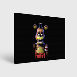 Холст прямоугольный Five Nights at Freddy, цвет: 3D-принт